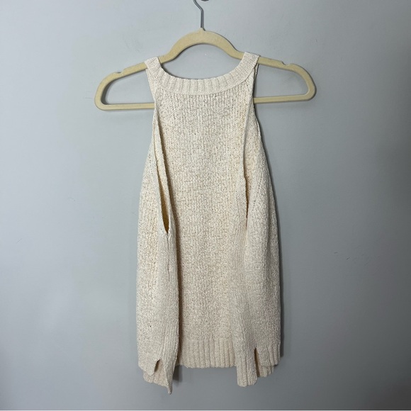 J. Crew High Neck Sweater Tank Sleeveless Top Ivory Size 2X 204 - Picture 11 of 11